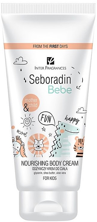 Odżywczy krem ​​do ciała dla dzieci - Seboradin Bebe Nourishing Body Cream For Kids — Zdjęcie N1