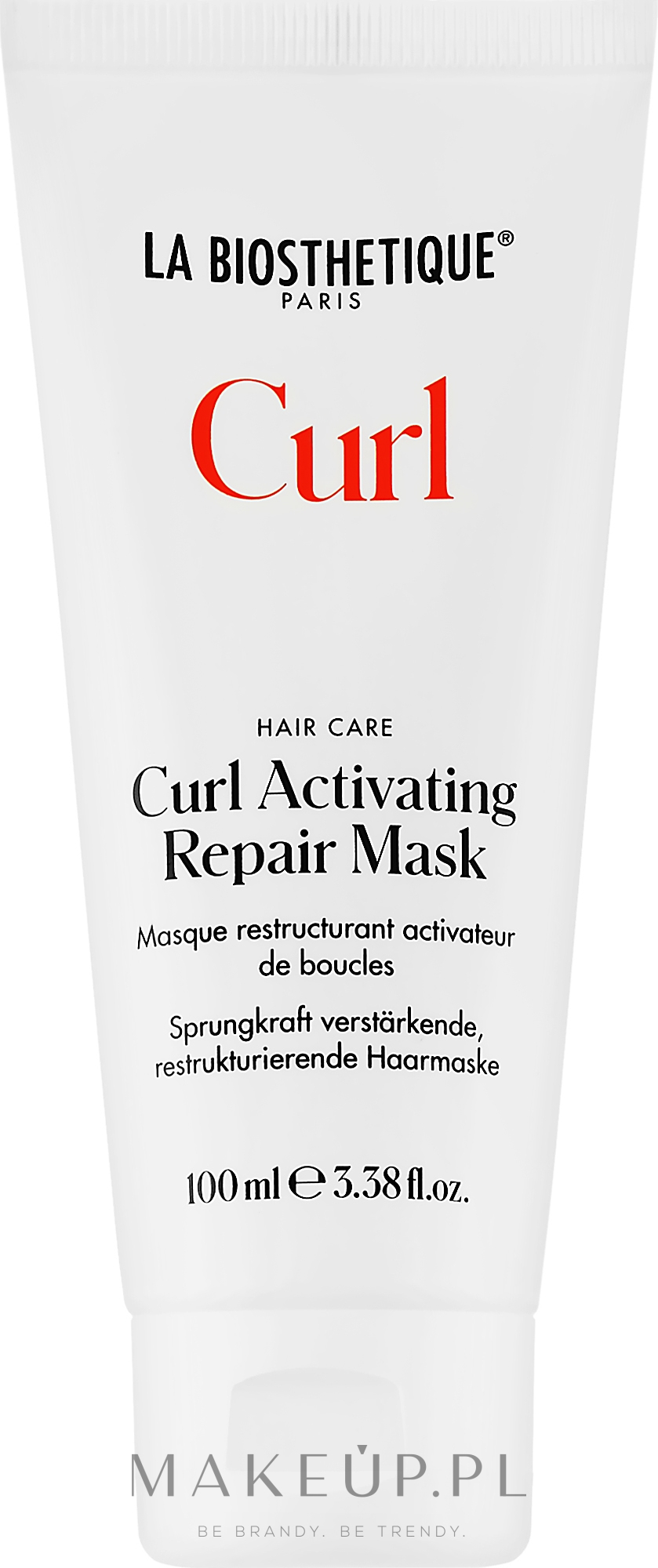 Maska do włosów suchych i puszących się - La Biosthetique Curl Activating Repair Mask — Zdjęcie 100 ml