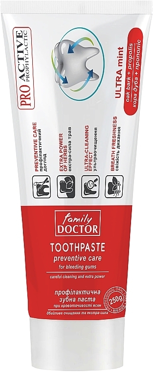 Pasta do zębów Delikatne oczyszczanie - Family Doctor Toothpaste — Zdjęcie N1