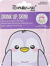 Maseczka do twarzy - The Creme Shop Drink Up Skin! Penguin Face Mask With Hyarulonic Acid — Zdjęcie N1