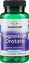 Suplement mineralny Magnesium Orotate 40 mg, 60 szt - Swanson Ultra Magnesium Orotate — Zdjęcie N1