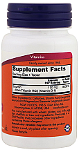 Witamina B1 na zdrowe nerwy - Now Foods Vitamin B1 Tiamin — Zdjęcie N2