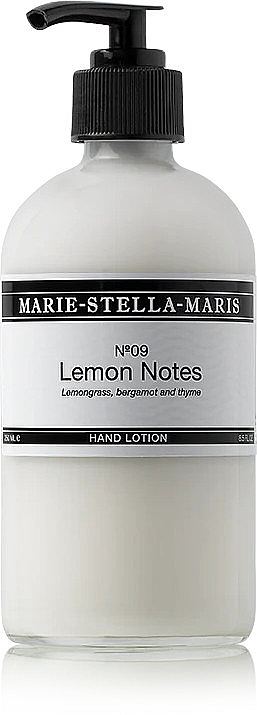 Lotion do rąk Trawa cytrynowa, bergamotka i tymianek - Marie-Stella-Maris №09 Lemon Notes Hand Lotion — Zdjęcie N1