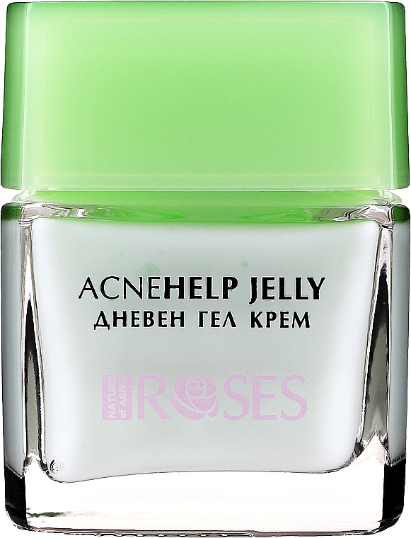 Żel-krem na dzień z olejkiem z drzewa herbacianego - Nature of Agiva Roses Acnehelp Jelly Daily Cream