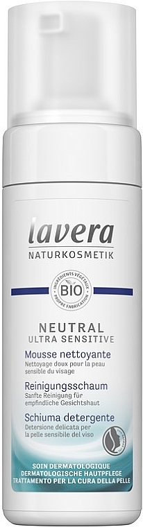 Oczyszczająca pianka do wrażliwej skóry twarzy - Lavera Neutral Ultra Sensitive — Zdjęcie N1