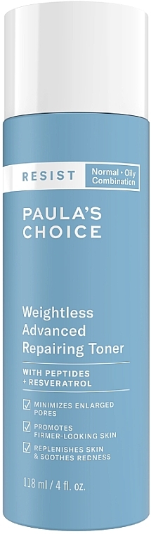 Tonik przeciwstarzeniowy do twarzy - Paula's Choice Resist Anti-Aging Repairing Toner — Zdjęcie N1