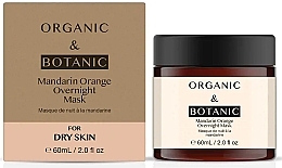 Maska na noc do skóry suchej - Organic & Botanic Mandarin Orange Overnight Mask — Zdjęcie N2