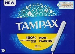 Tampony z aplikatorem, 18szt - Tampax Compak Regular — Zdjęcie N1