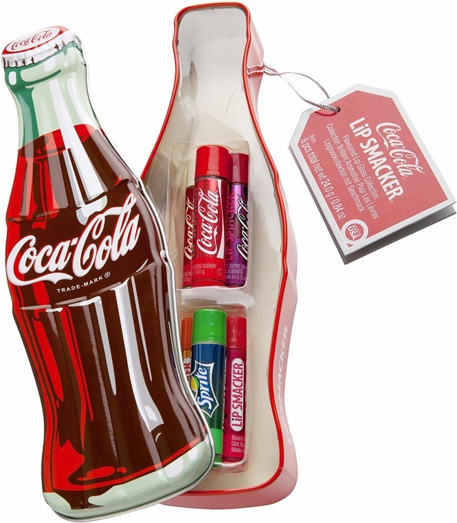 Zestaw balsamów do ust - Lip Smacker Coca-Cola Mix (balm/6x4g) — Zdjęcie N1