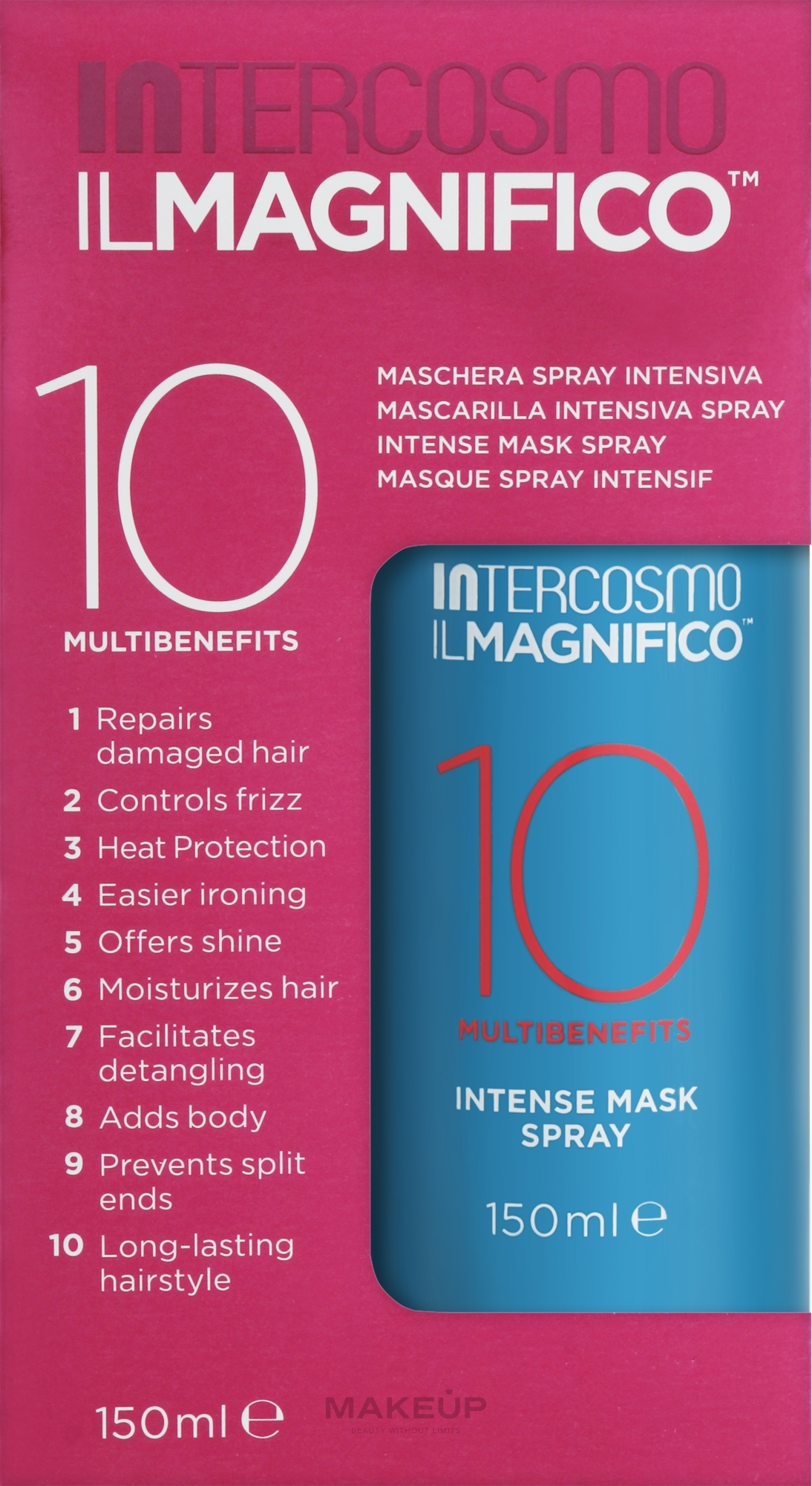 Intensywna maska w sprayu do włosów - Intercosmo IL Magnifico Intense Mask Spray — Zdjęcie 150 ml