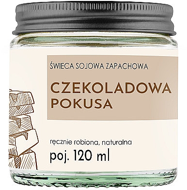 Zapachowa świeca sojowa Czekoladowa pokusa - Nova Kosmetyki — Zdjęcie N1