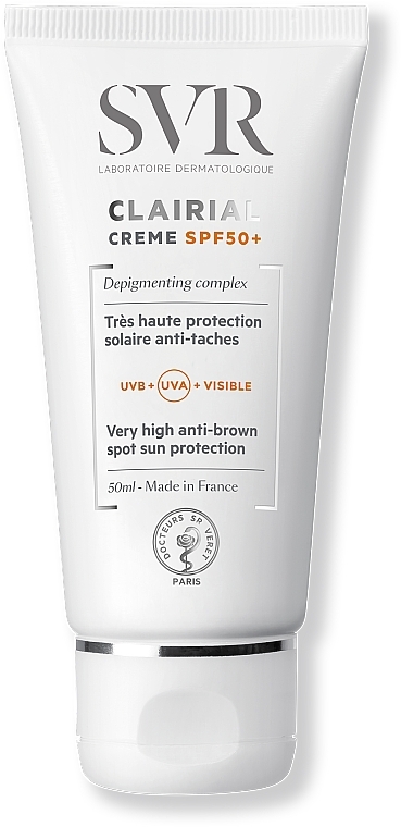 Przeciwsłoneczny krem zapobiegający powstawaniu przebarwień SPF 50+ - SVR Clairial Crème — Zdjęcie N3