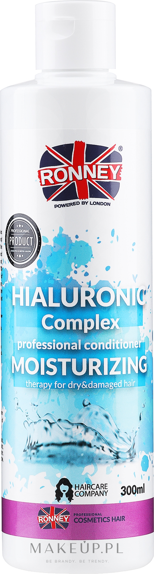 Nawilżąjąca odżywka do włosów - Ronney Professional Hialuronic Complex Moinsturizing Conditioner — Zdjęcie 300 ml