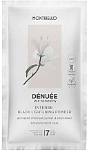Puder rozjaśniający włosy, 7 tonów - Montibello Denuee Intense Black Lightening Powder — Zdjęcie N1