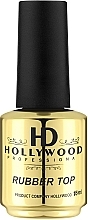 Top coat do lakieru żelowego - HD Hollywood Rubber Top — Zdjęcie N2