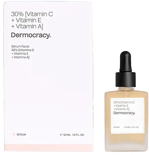 Serum do twarzy 30% witaminy C, E i A - Dermocracy 30% Vitamin C + Vitamin E + Vitamin A Facial Serum — Zdjęcie N1