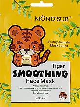 Kup Wygładzająca maska do twarzy w płachcie Tygrysek - Mond'Sub Tiger Smoothing Face Mask