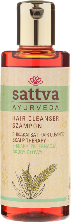 Szampon do włosów pielęgnujący skórę głowy - Sattva Ayurveda Shikaki Hair Cleanser — Zdjęcie N1