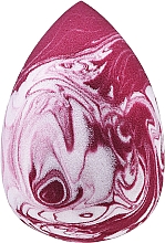 Marmurkowa gąbeczka do makijażu, fioletowa - Lewer — Zdjęcie N1