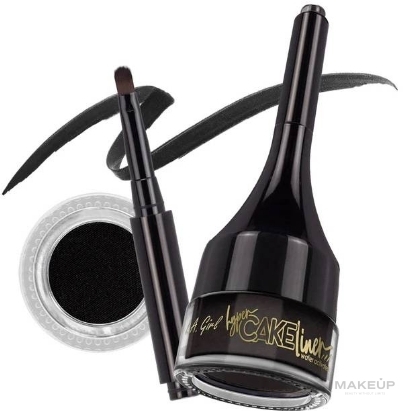 Eyeliner - L.A. Girl Linkovac Hyper Cake Liner — Zdjęcie GPP21 - Smoked out Black