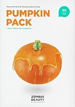 Zestaw maseczek dyniowych - SKIN1004 Zombie Beauty Pumpkin Pack — Zdjęcie N1