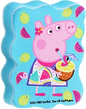 Gąbka dla dzieci, Świnka Peppa z owocowym koktajlem - Suavipiel Peppa Pig Bath Sponge — Zdjęcie N1