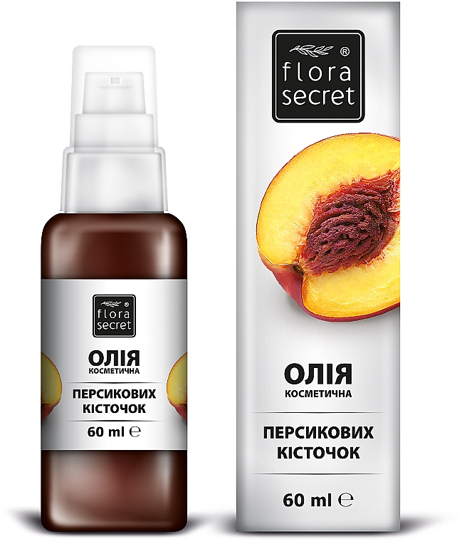 Olej z pestek brzoskwini - Flora Secret — Zdjęcie N1