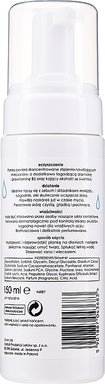 PRZECENA! Oczyszczająca pianka do mycia twarzy do skóry wrażliwej i zaczerwienionej - Ziaja Cleansing Foam Face Wash Sensitive & Redness-prone Skin * — Zdjęcie N2