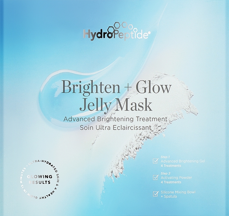 Rozświetlająca maska-film w żelu - HydroPeptide Brighten + Glow Jelly Mask — Zdjęcie N1