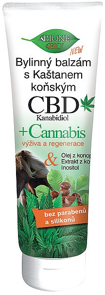 Balsam ziołowy z kasztanowcem - Bione Cosmetics CBD Kanabidiol — Zdjęcie N1