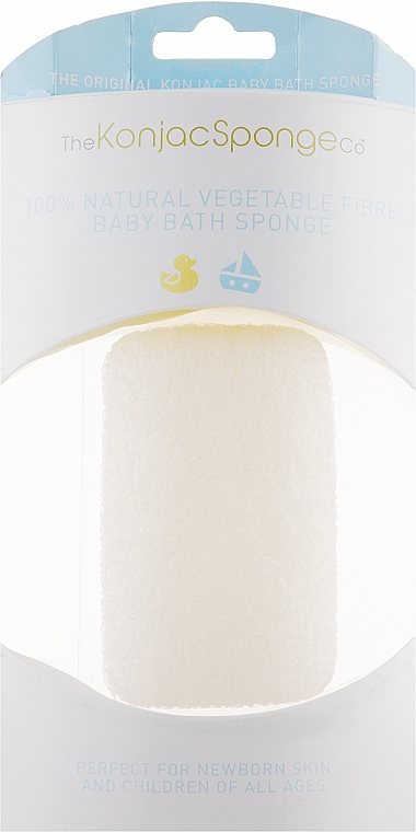 Gąbka - The Konjac Sponge Company Premium Baby Bath Sponge — Zdjęcie N2