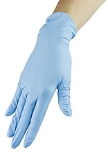 Kup PRZECENA! Rękawice nitrylowe, niebieskie, rozmiar M - NeoNail *