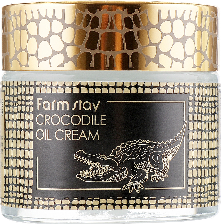 Krem do twarzy z olejem z krokodyla - FarmStay Crocodile Oil Cream — Zdjęcie N2