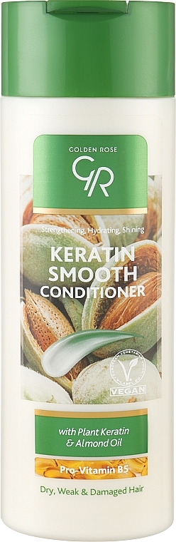 Wygładzająca odżywka z keratyną - Golden Rose Keratin Smooth Conditioner — Zdjęcie N1