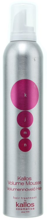 Pianka nadająca włosom objętość - Kallos Cosmetics KJMN Volume Mousse — Zdjęcie N1
