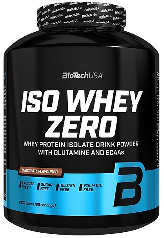 Odżywka Białkowa Czekolada - BiotechUSA ISO Whey Zero Lactose Free Chocolate Protein — Zdjęcie N2