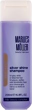 Szampon dla blondynek przeciw żółknięciu włosów - Marlies Moller Specialist Silver Shine Shampoo — Zdjęcie N1