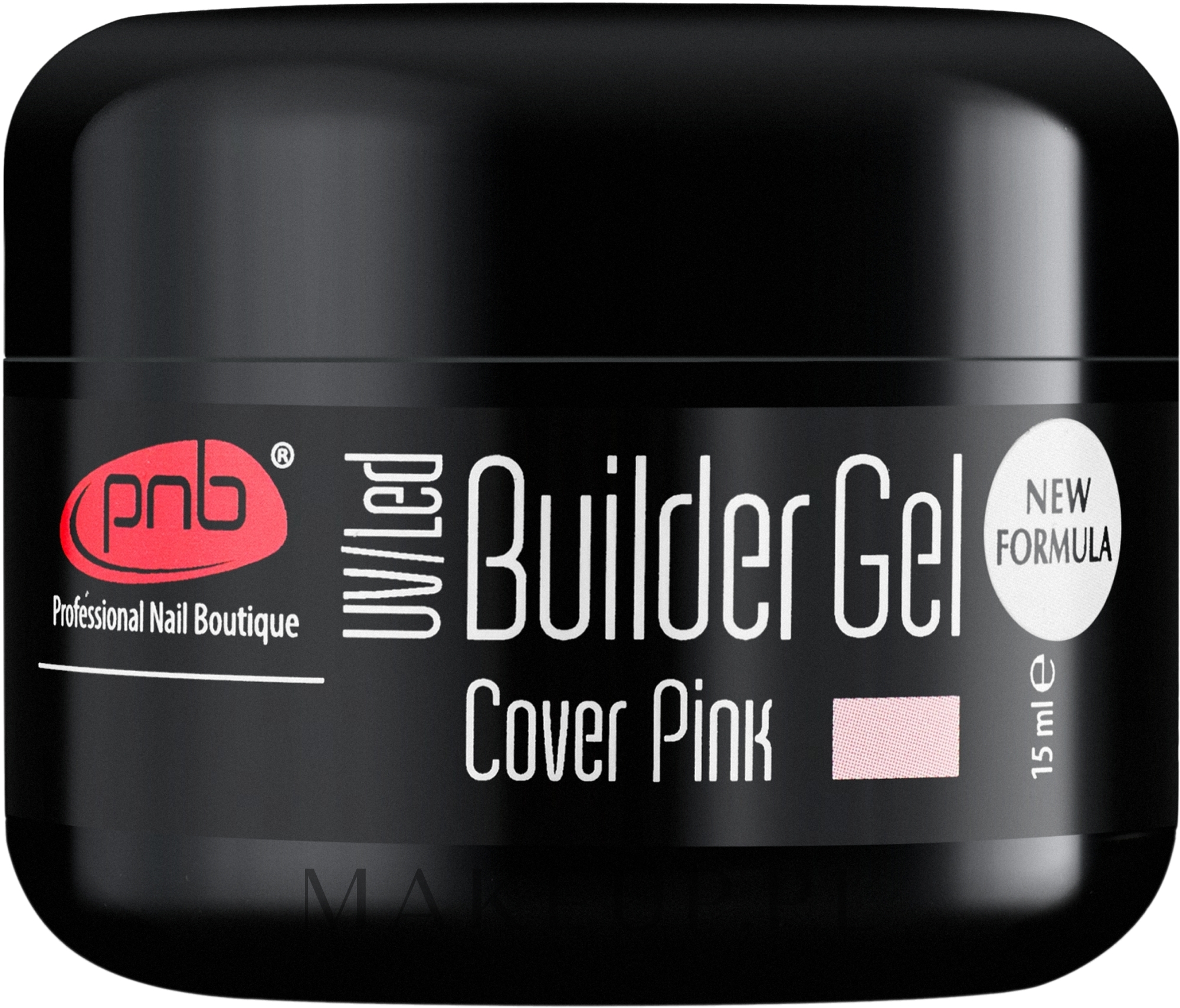 Żel budujący, różowy - PNB UV/LED Builder Gel Cover Pink — Zdjęcie 15 ml