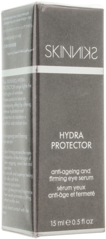 Przeciwstarzeniowe serum nawilżające do okolic oczu - Mades Cosmetics Skinniks Hydro Protector Anti-ageing Firming Eye Serum — Zdjęcie N2