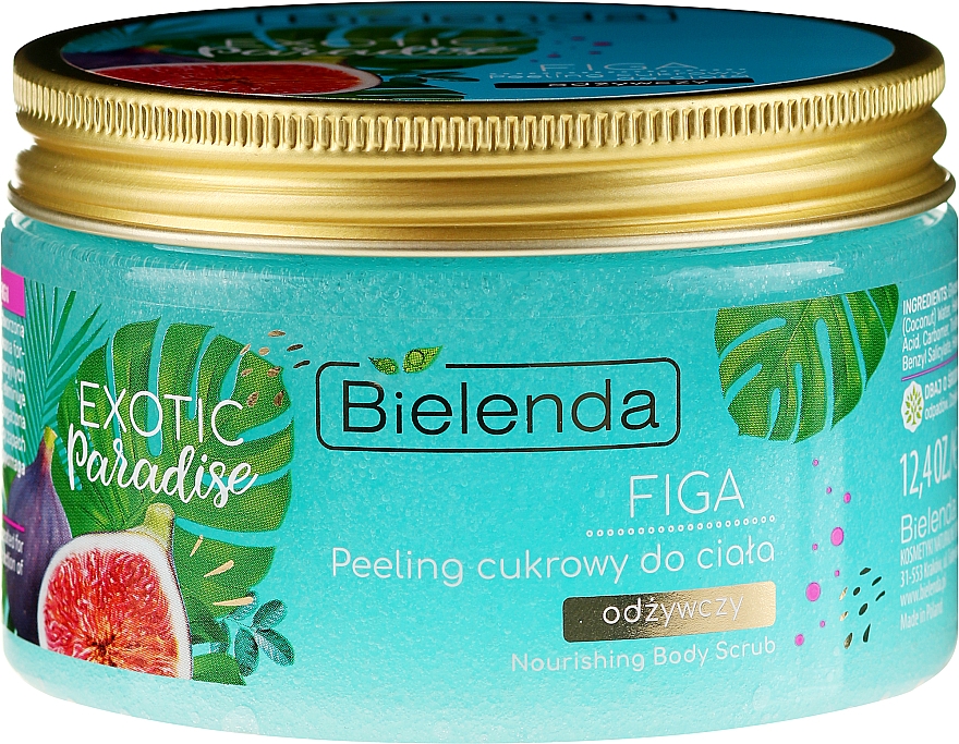 Odżywczy peeling cukrowy do ciała Figa - Bielenda Exotic Paradise  — Zdjęcie N2
