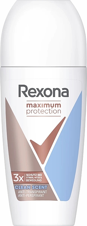Antyperspirant w kulce - Rexona Antitranspirant Deo Roll-On Maximum Protection Clean Scent — Zdjęcie N1