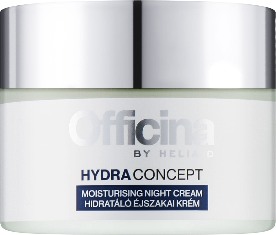 Nawilżający krem do twarzy na noc - Helia-D Officina Hydra Concept Moisturizing Night Cream — Zdjęcie N1