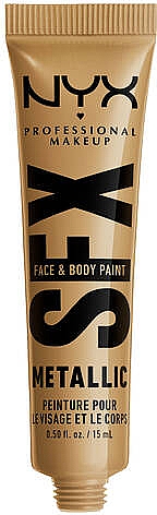 Farba do malowania twarzy i ciała - NYX Professional Makeup SFX Face & Body Paint Metallic — Zdjęcie N1