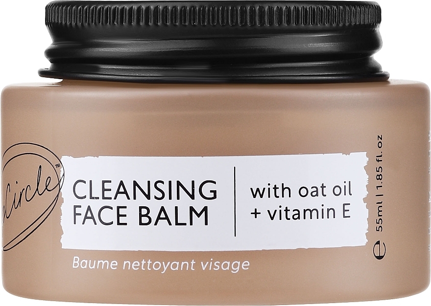 PRZECENA! Oczyszczający balsam do twarzy - UpCircle Cleansing Face Balm with Oat Oil + Vitamin E * — Zdjęcie N1