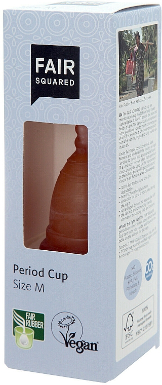 Kubeczek menstruacyjny, rozmiar M - Fair Squared Period Cup M — Zdjęcie N1