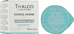Rewitalizujący krem do twarzy na noc - Thalgo Source Marine Revitalising Night Cream (wymienny wkład) — Zdjęcie N3