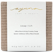 Ultraodżywcze kremowe mydło rzemieślnicze w kostce - Ayuna Soap Rich Ultra-Nourishing Creamy Soap — Zdjęcie N3