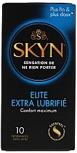 Prezerwatywy bez lateksu, 10 sztuk - Skyn Elite Extra Lubricated — Zdjęcie N1