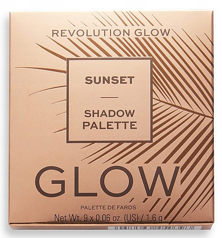 Paleta cieni do powiek - Makeup Revolution Glow Sunset Shadow Palette — Zdjęcie N1