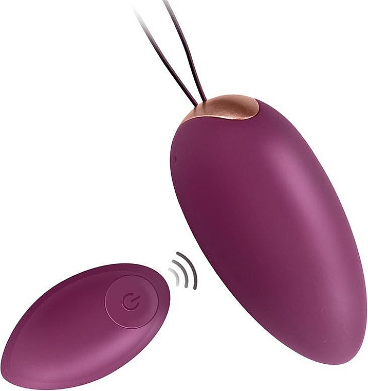 Jajko wibracyjne z pilotem, fuksja - Engily Ross Garland 2.0 Vibrating Egg Remote Control USB — Zdjęcie N2